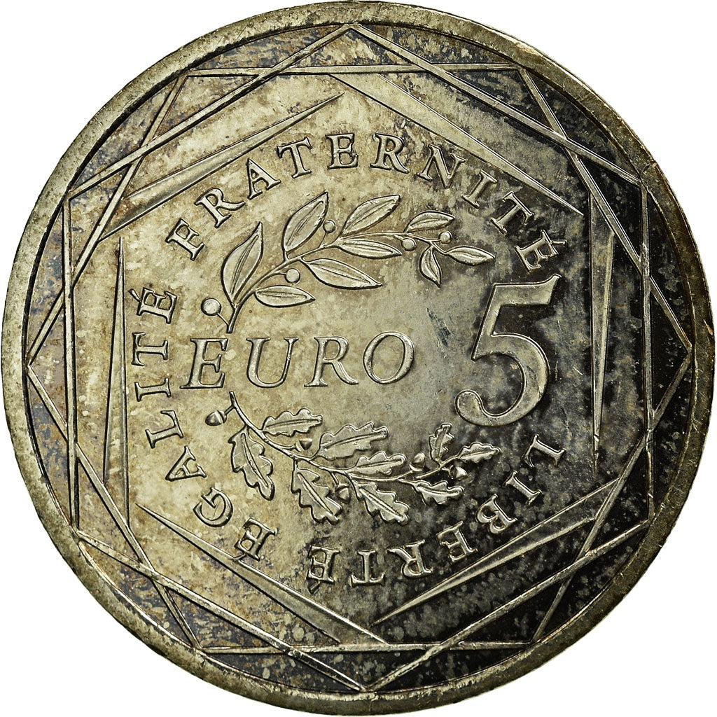 France, 5 Euro, 2008, TTB, Argent, Gadoury:EU287, KM:1534