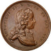 Francia, Medal, Louis XV, Politics, Society, War, EBC, Bronce, Divo:9