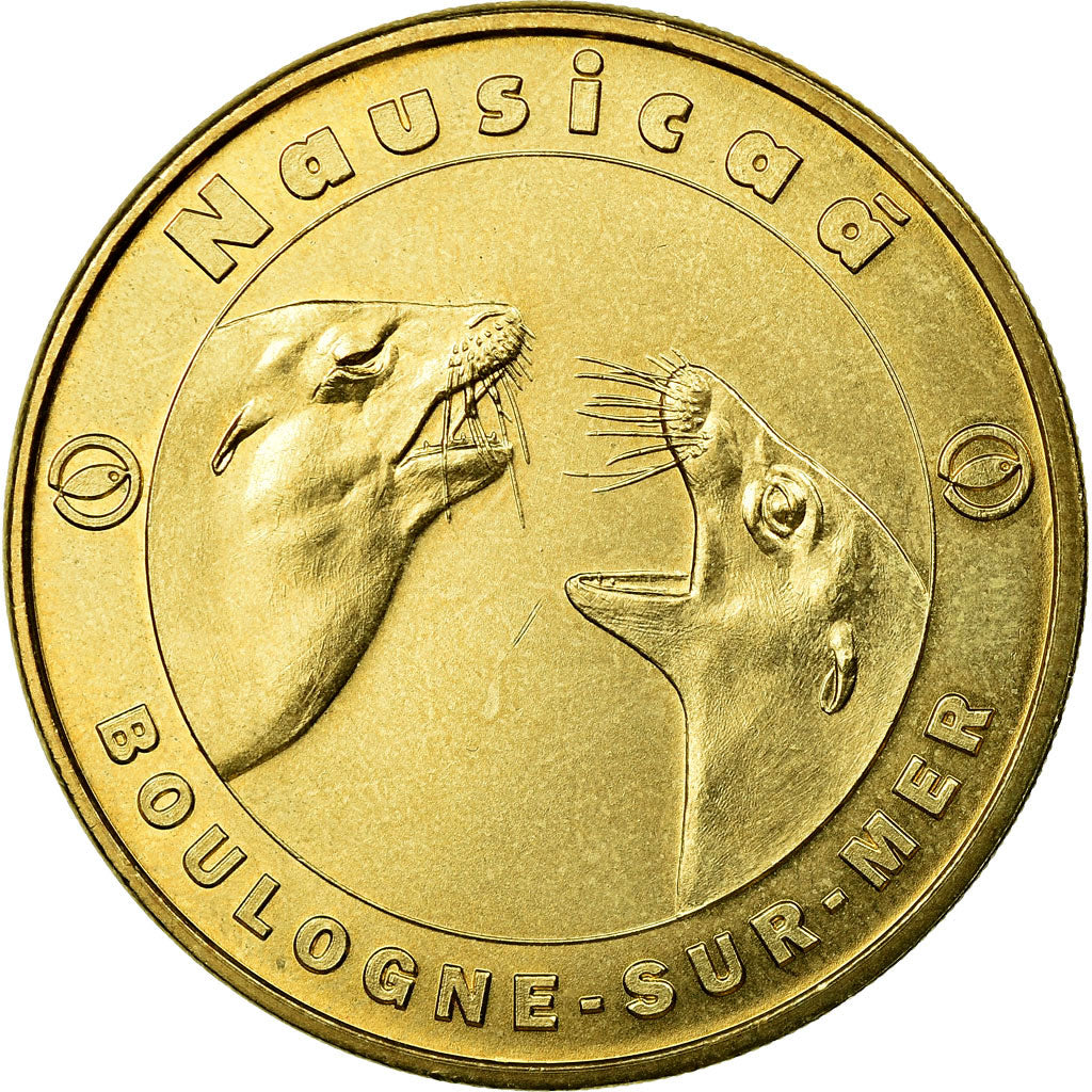 France, Token, Touristic token, 62/ Nausicaà - Lions de Mer - Boulogne, 2013