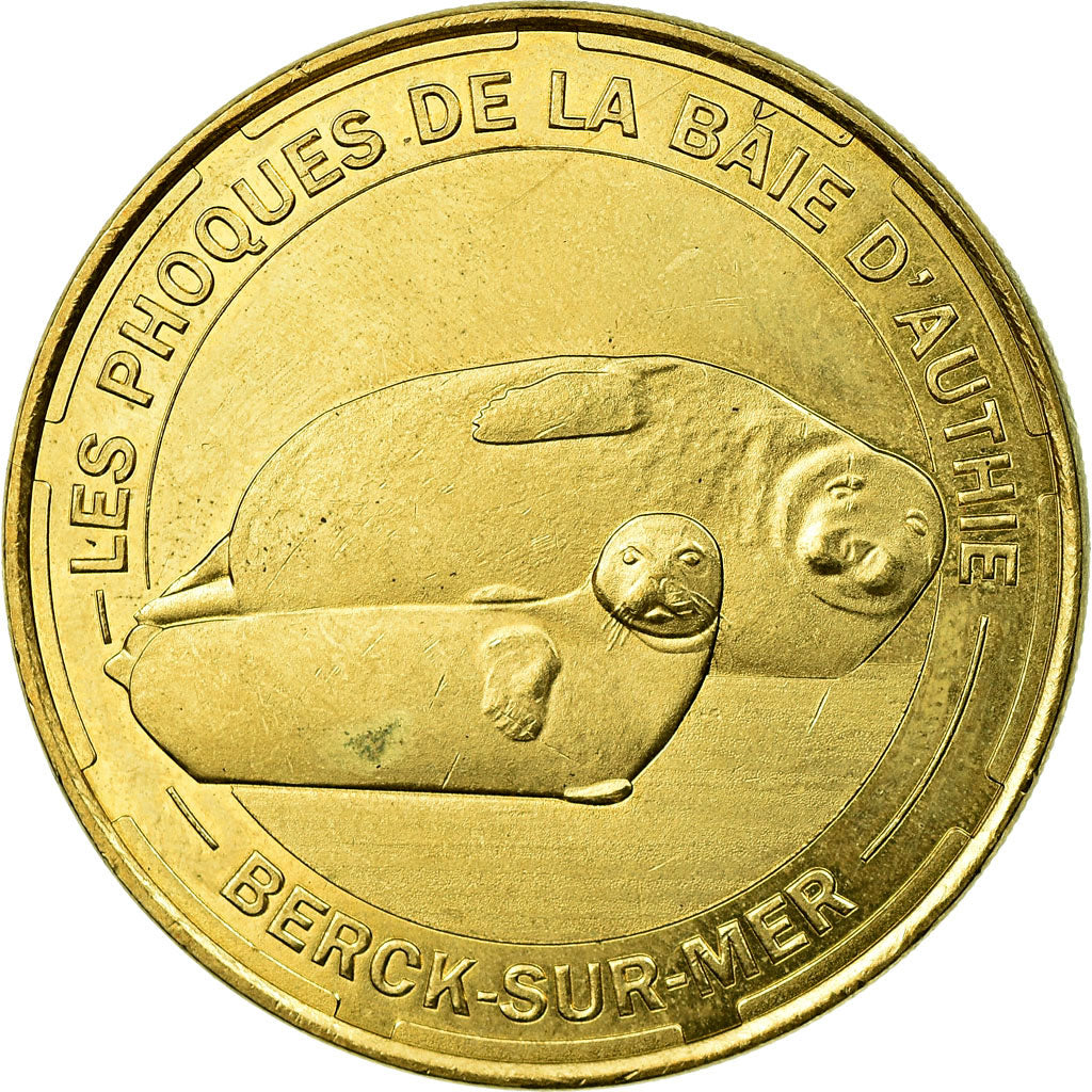 France, Token, Touristic token, Berck-sur-mer - Les phoques de la Baie d'Authie