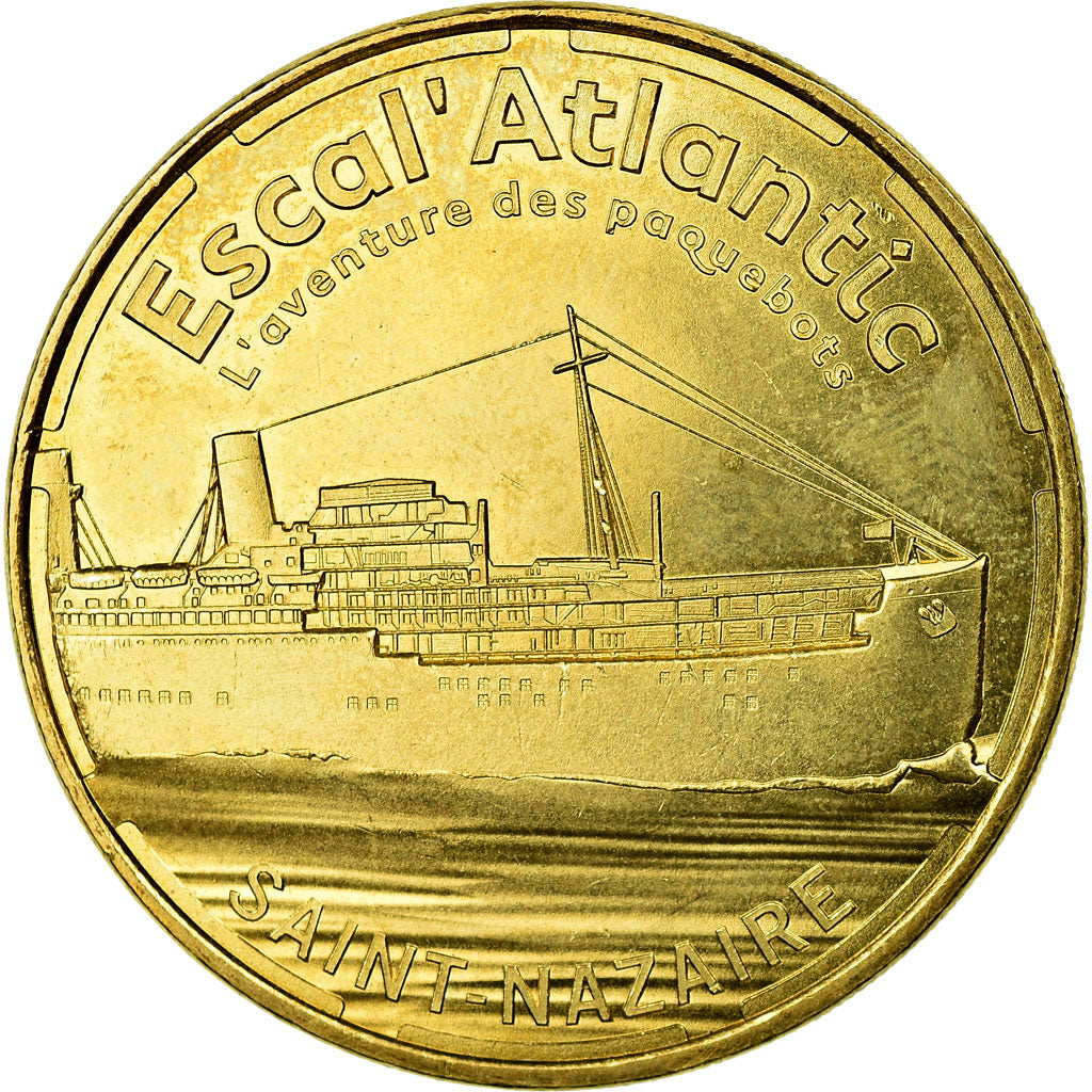 France, Token, Touristic token, 44/ Escal'Atlantique - Saint-Nazaire, 2014, MDP