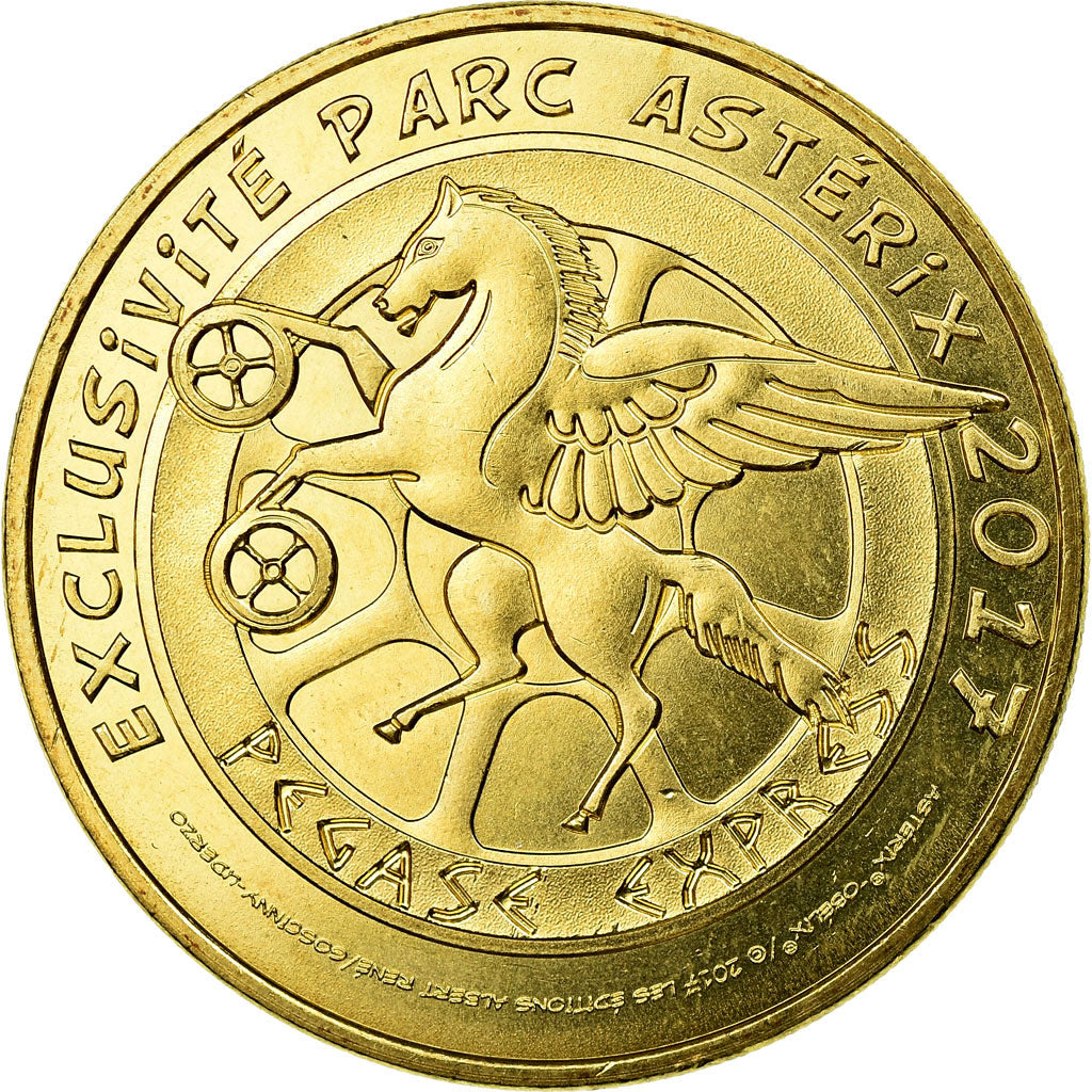 France, Token, Touristic token, Plailly - Parc Astérix n°23, 2017, MDP