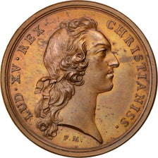 Frankrijk, Medal, Louis XV, Politics, Society, War, PR, Zilver, Divo:124