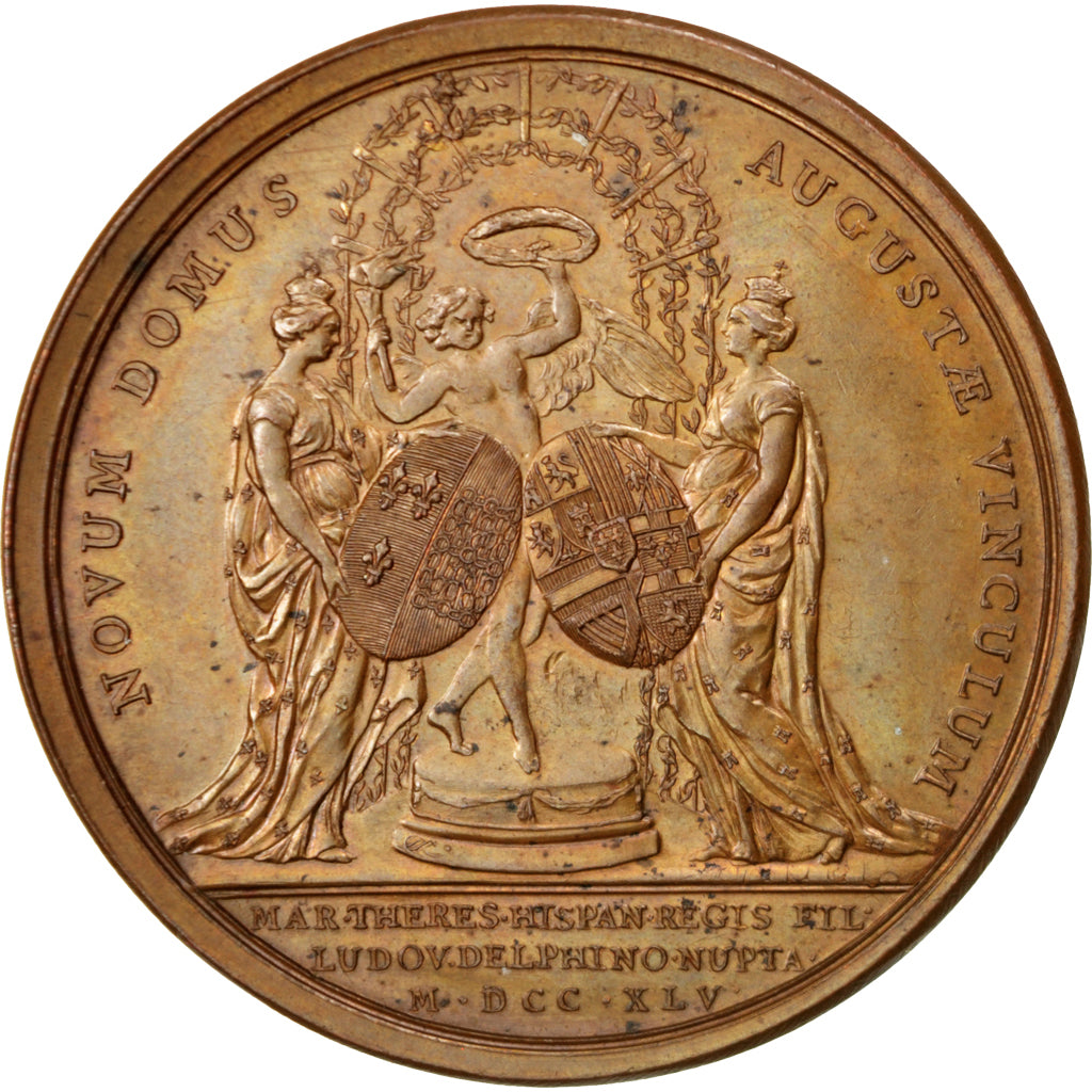 Frankrijk, Medal, Louis XV, Politics, Society, War, PR, Zilver, Divo:124