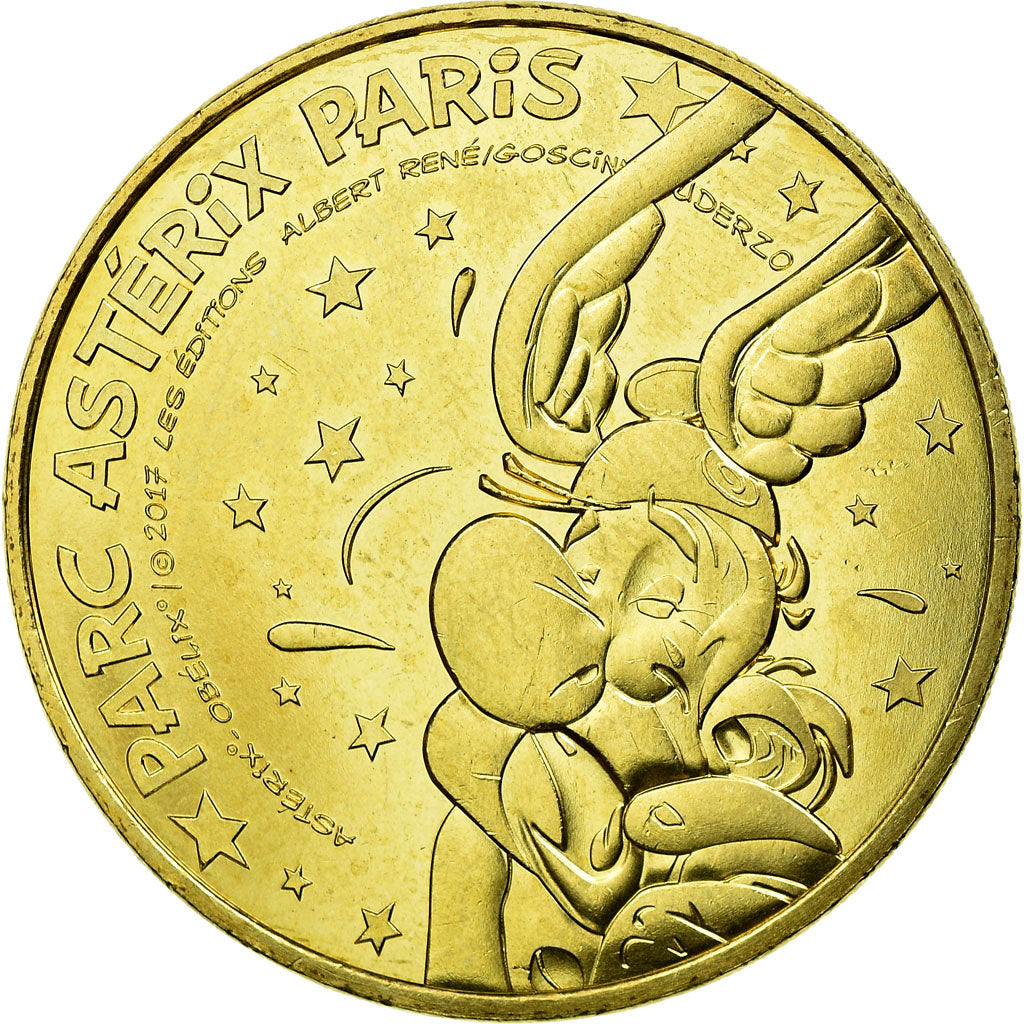 France, Token, Touristic token, Plailly - Parc Astérix n°19, 2017, MDP