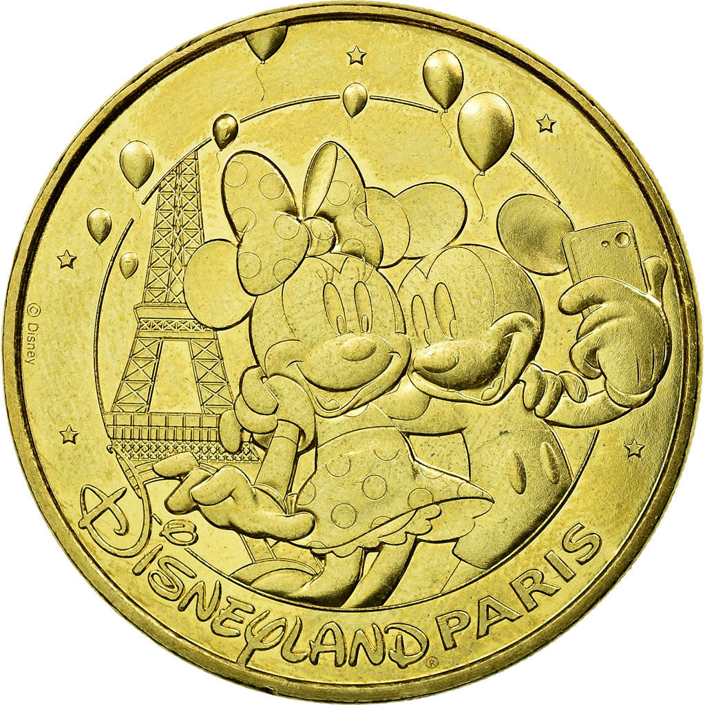Francia, Token, Jetón turístico, Disneyland n°43 -Mickey et Minnie font un