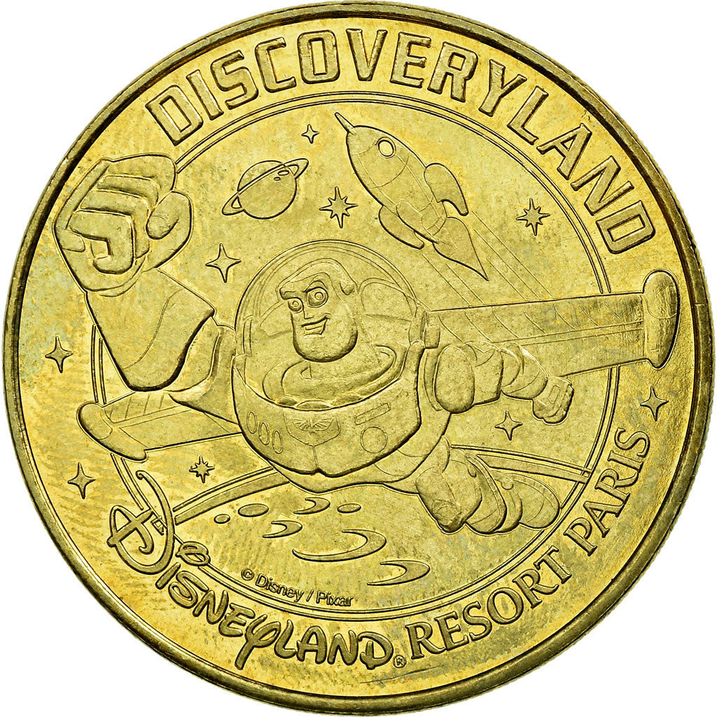 France, Token, Touristic token, Disneyland - n°16 - Discoveryland Buzz, 2012