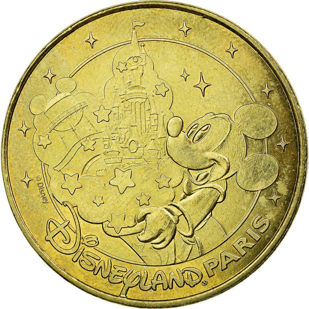 France, Token, Touristic token, Disneyland n°22 - Mickey Sorcier, 2012, MDP