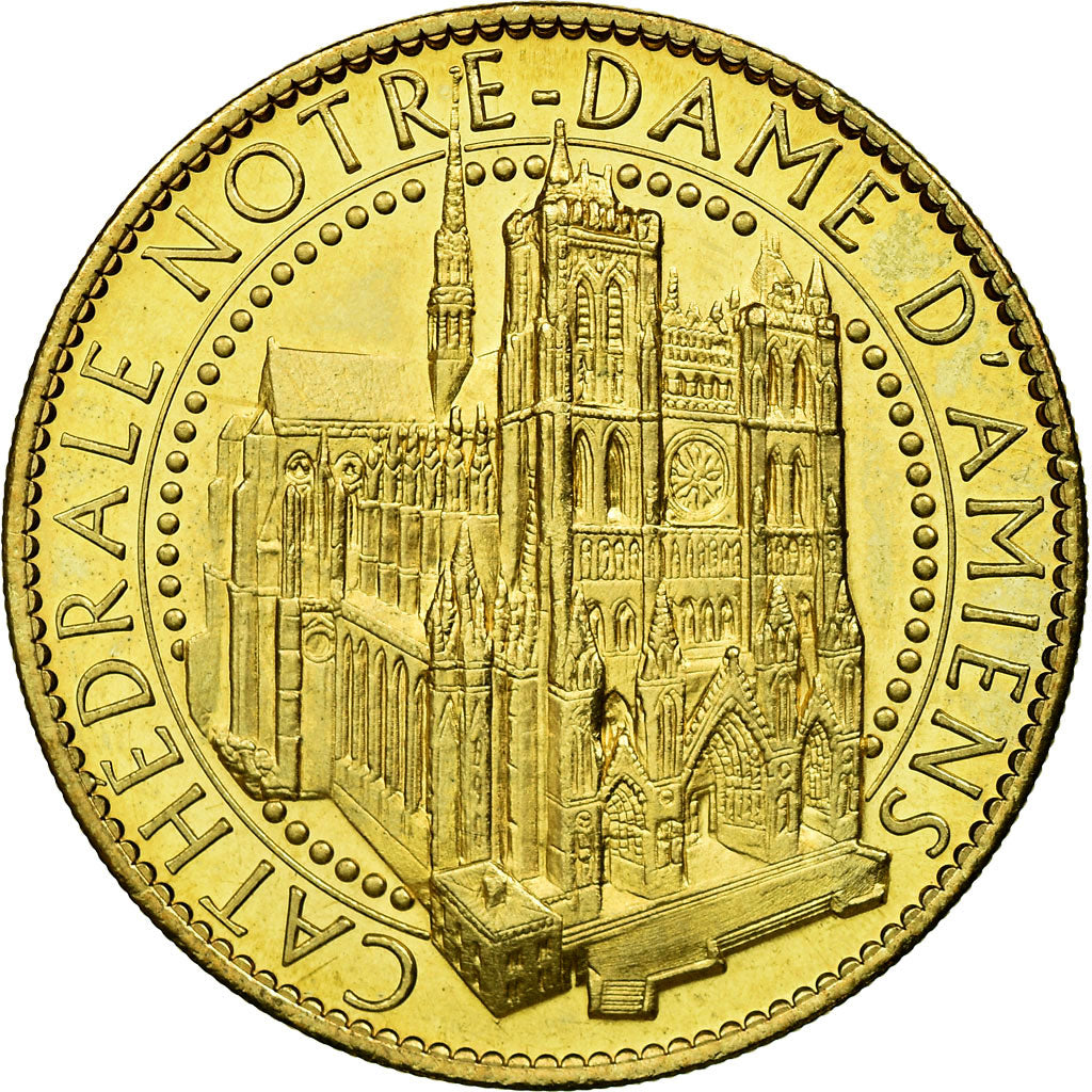 Francia, Token, Touristic token, Amiens - Cathédrale - Les Hortillonnages
