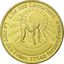 France, Token, Touristic token, Nesles - l'ile des Lémuriens, 2014, Arthus