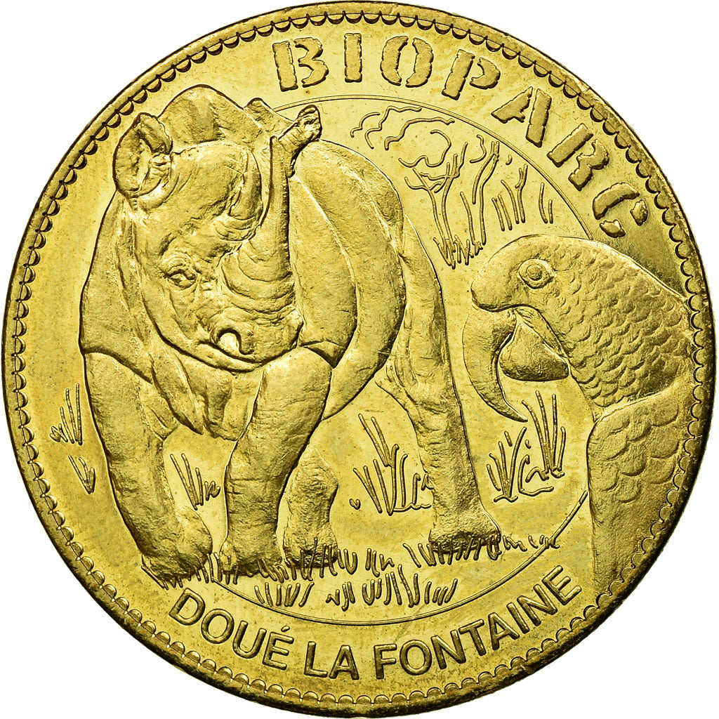 France, Token, Touristic token, Doué - le zoo n°3, 2012, Arthus Bertrand