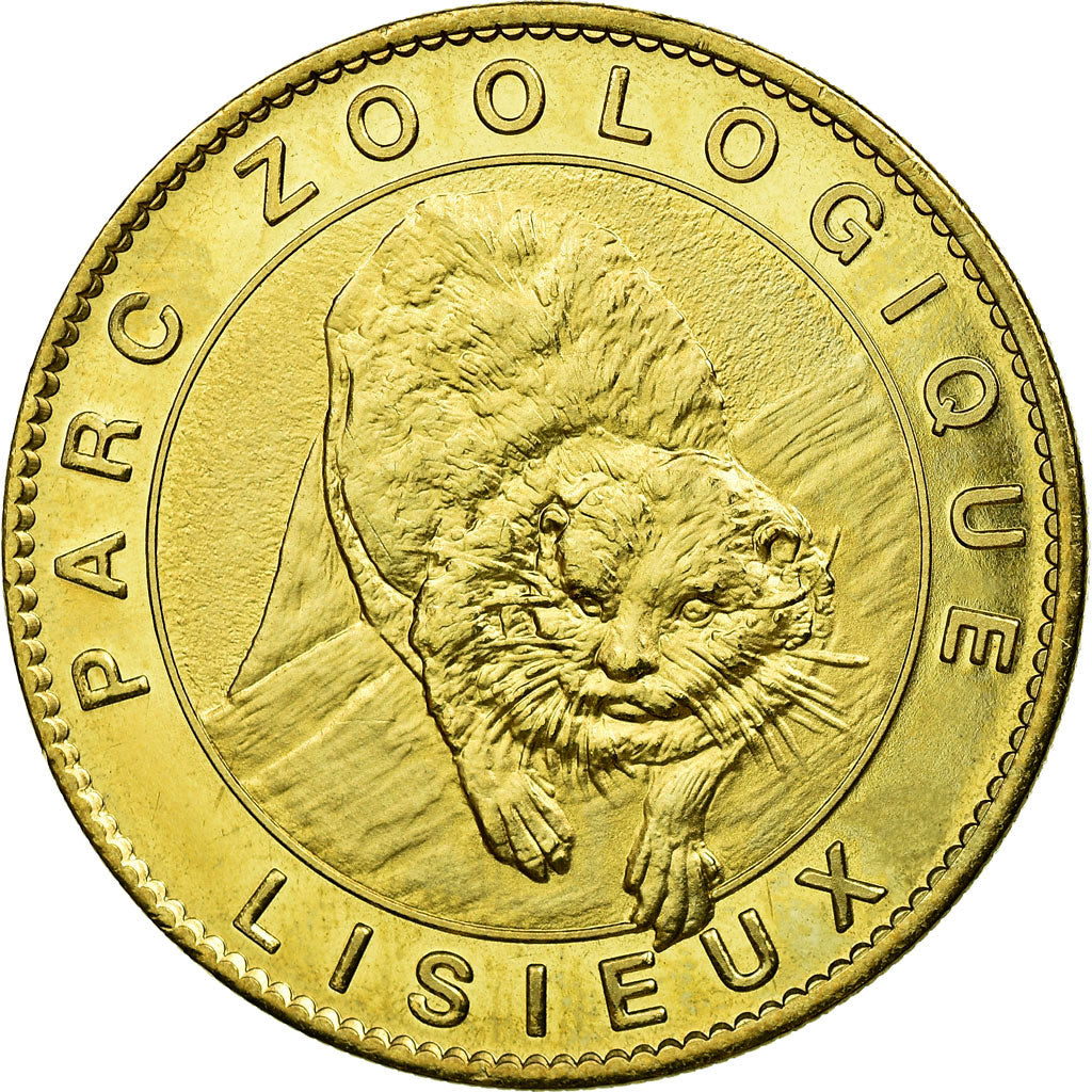 France, Token, Touristic token, Cerza - la loutre, 2015, Arthus Bertrand