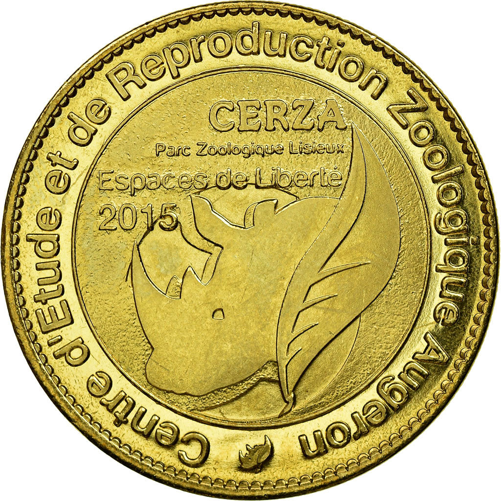 France, Token, Touristic token, Cerza - la loutre, 2015, Arthus Bertrand