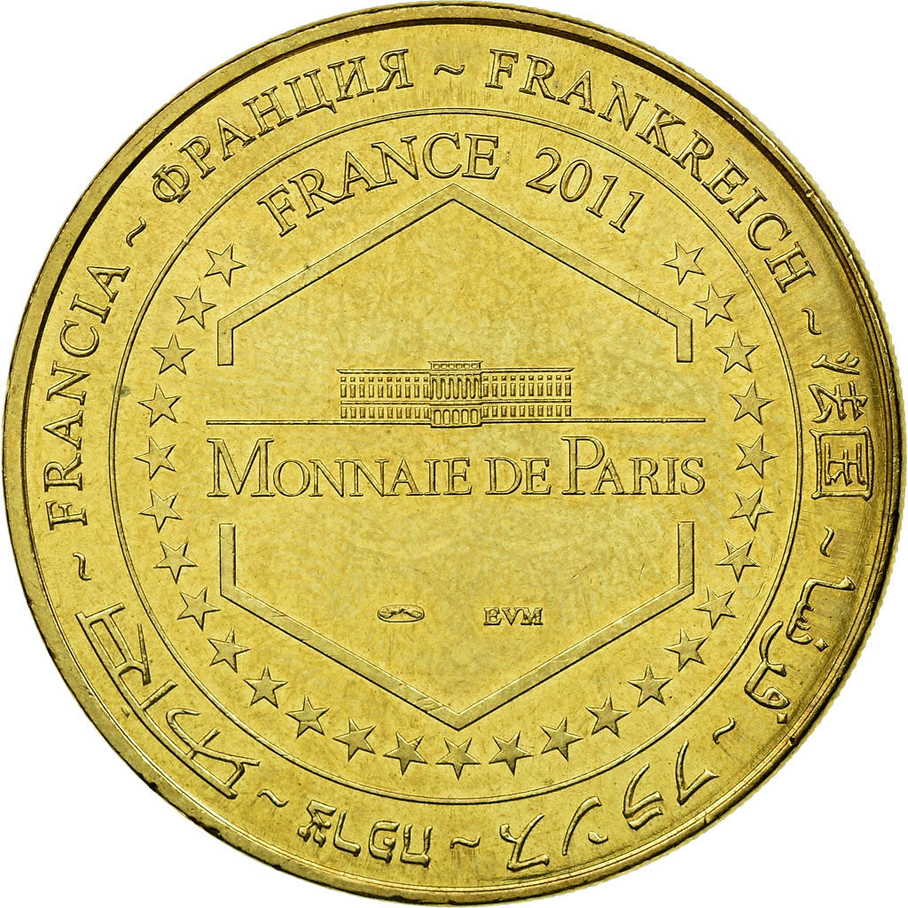 Francja, Token, Żeton turystyczny, 24/ Eglise Sainte-Marie - Sarlat, 2011, MDP