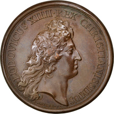 FRANCE, Politics, Society, War, Louis XIV, Medal, AU(55-58), Mauger, Bronze,...