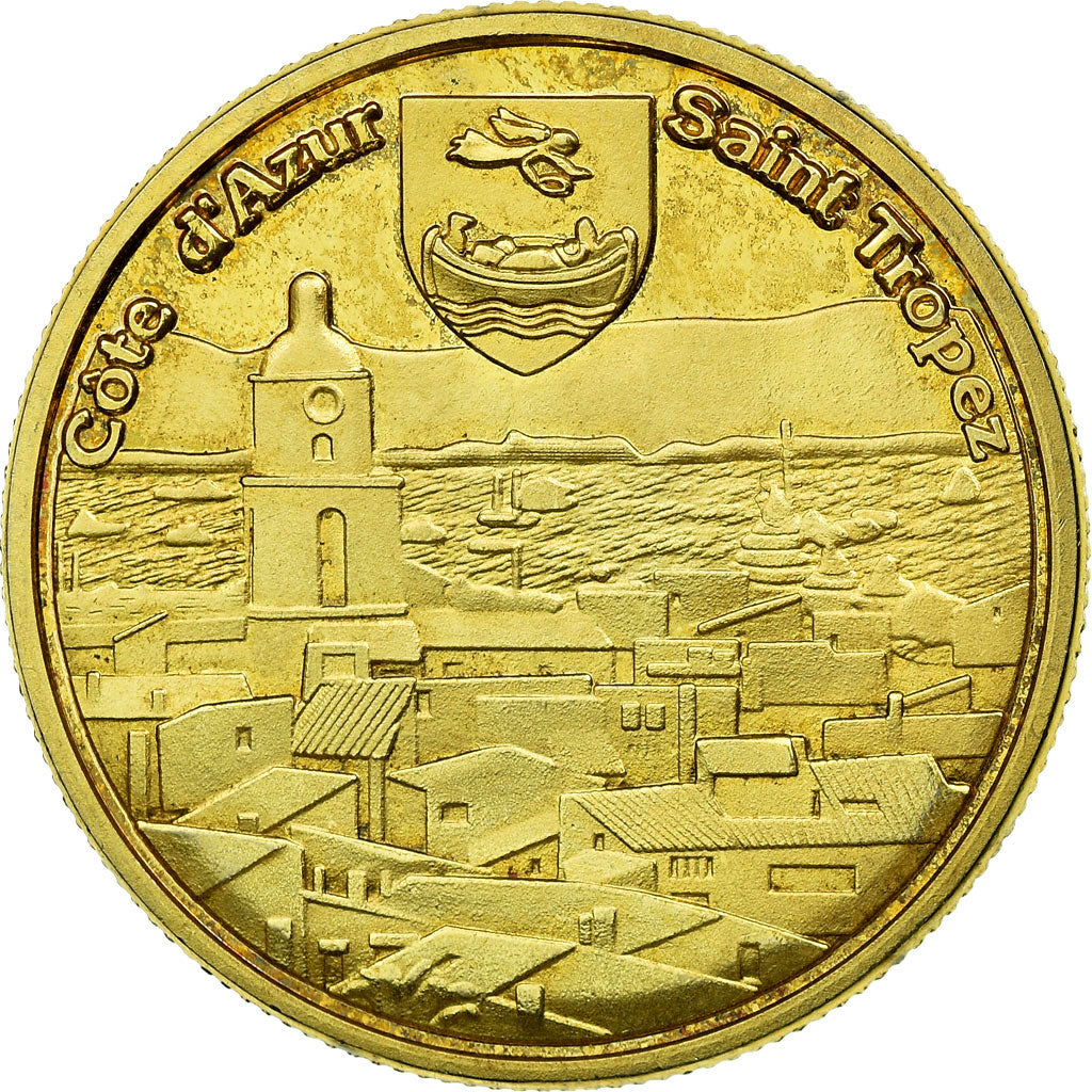 France, Token, Touristic token, Saint-Tropez - Ville, Souvenirs et Patrimoine