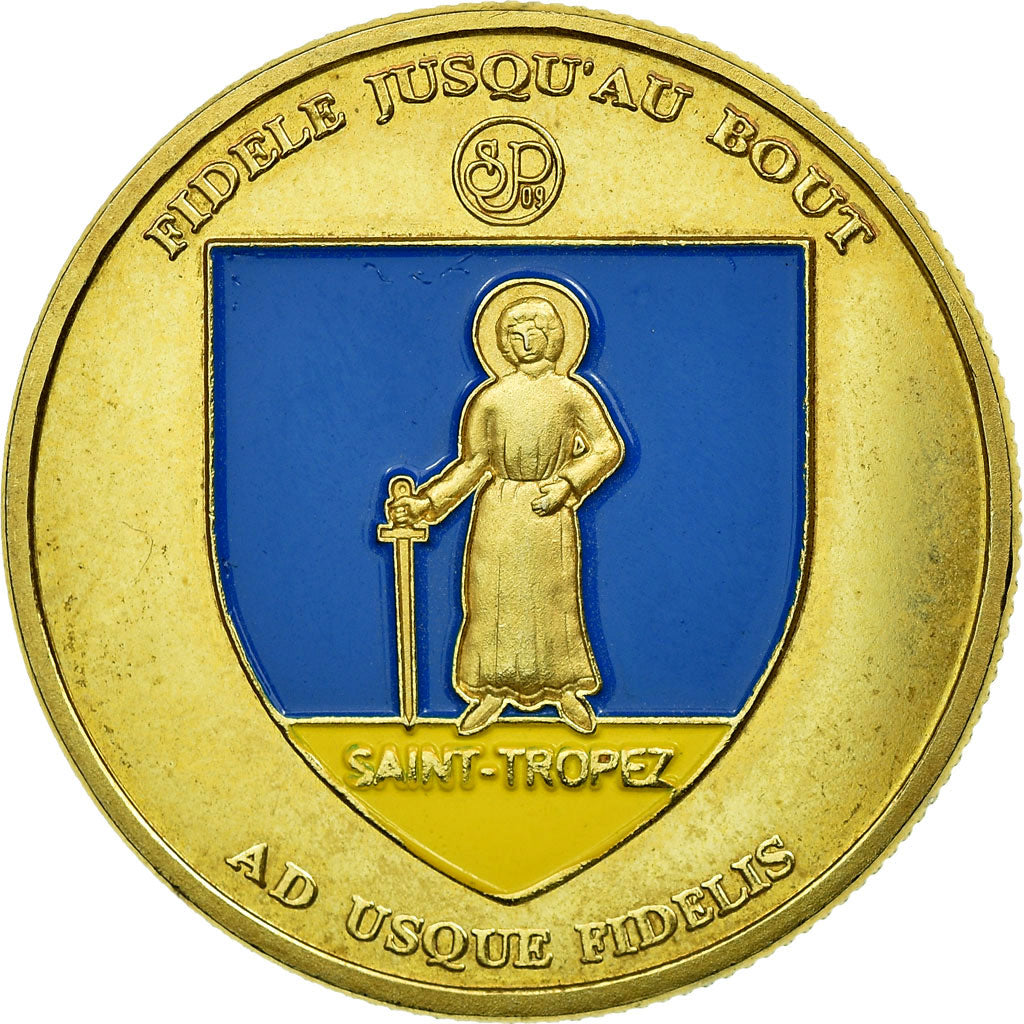 France, Token, Touristic token, Saint-Tropez - Ville, Souvenirs et Patrimoine