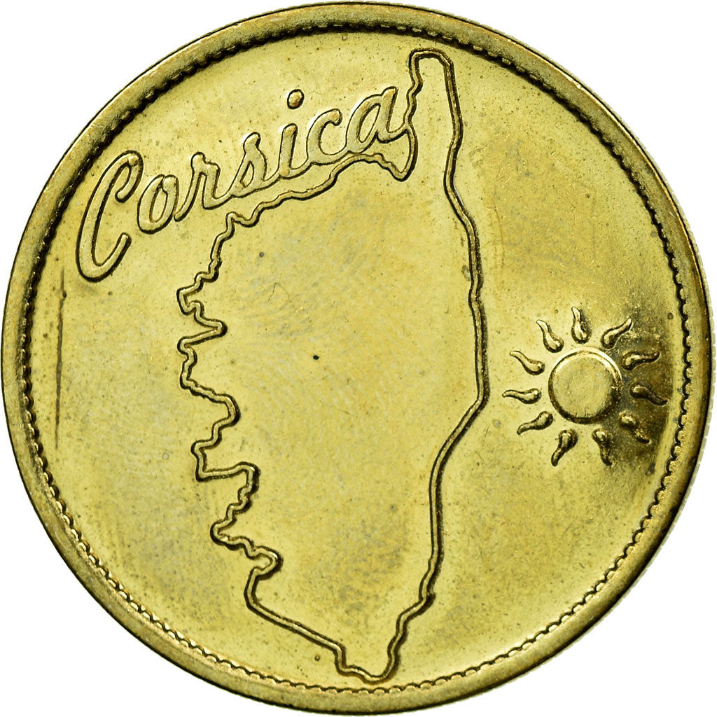 Francia, Token, Tourist Token, Corsica -, MB+, Rame-nichel-alluminio