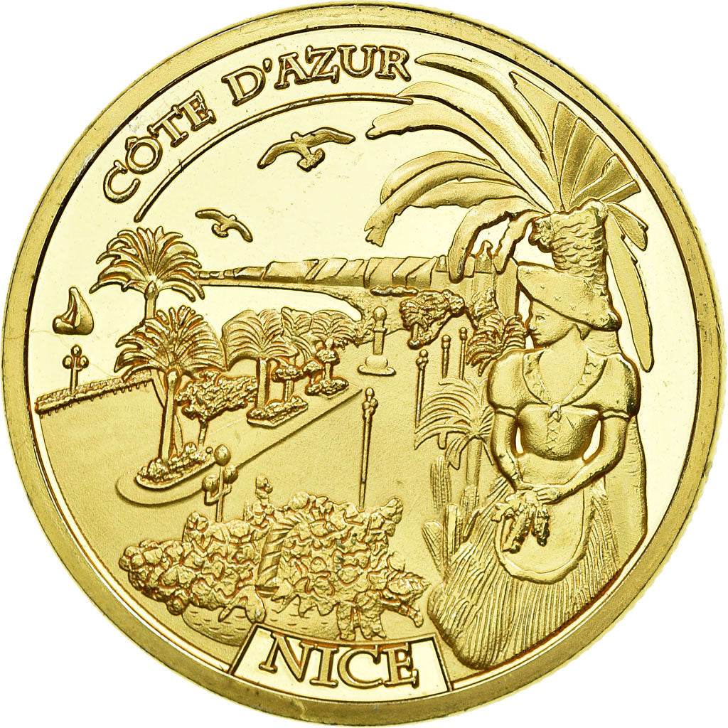 France, Jeton, Jeton Touristique, La Promenade des Anglais, Nice, Souvenirs et