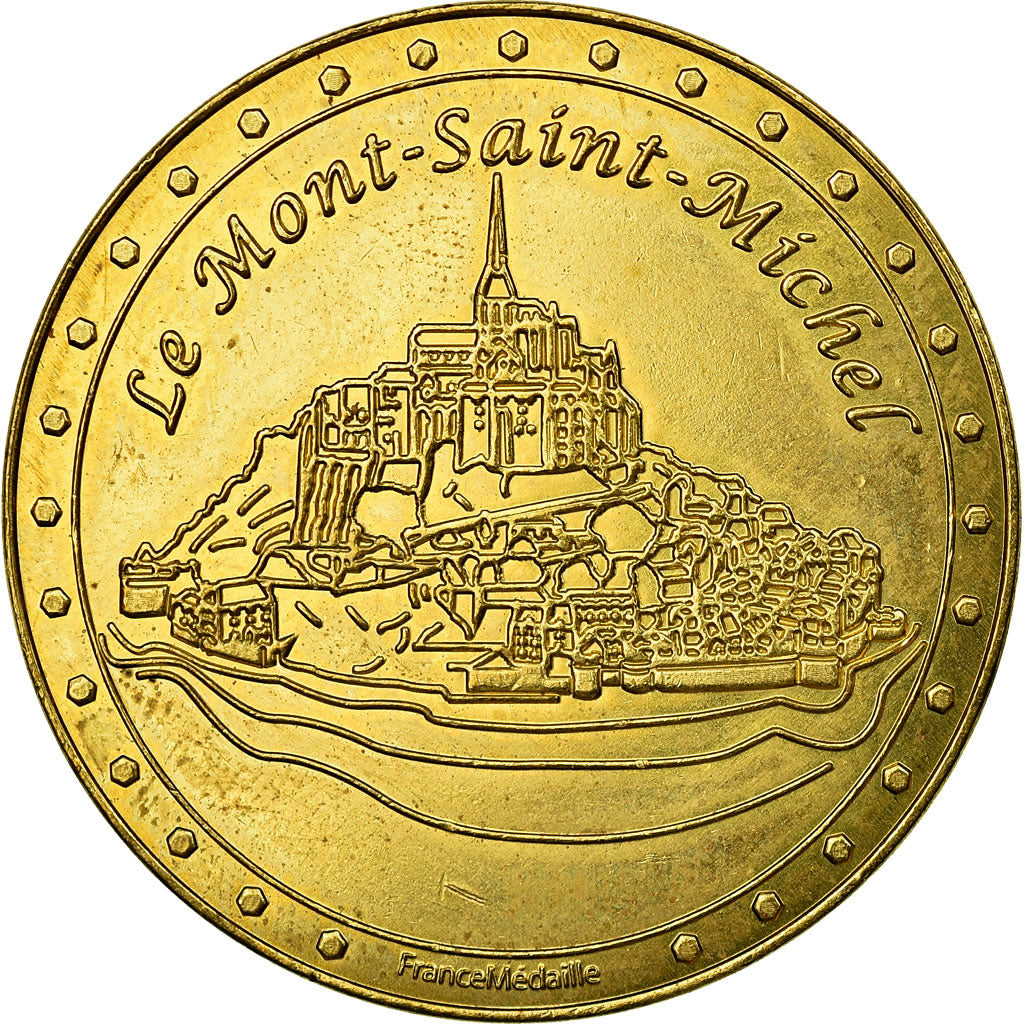 France, Jeton, Jeton Touristique, le Mont-Saint-Michel, TTB, Cupro-nickel