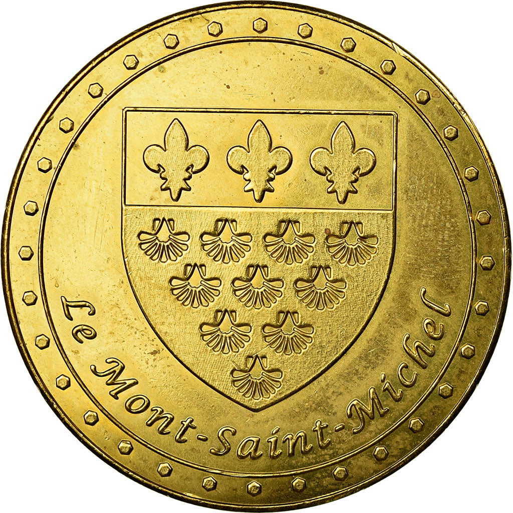France, Jeton, Jeton Touristique, le Mont-Saint-Michel, TTB, Cupro-nickel
