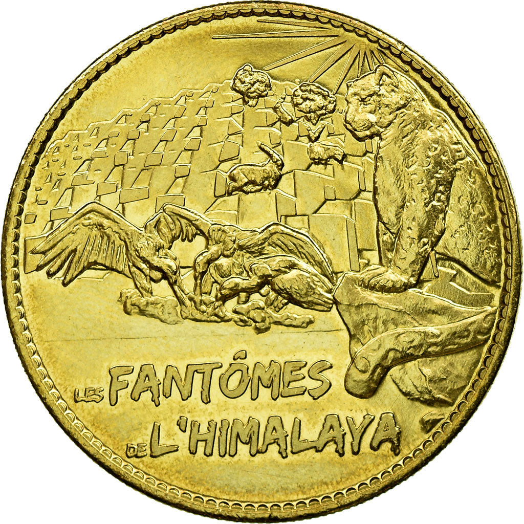 France, Token, Touristic token, Doué - le zoo - Fantômes de l'Himalaya, 2018