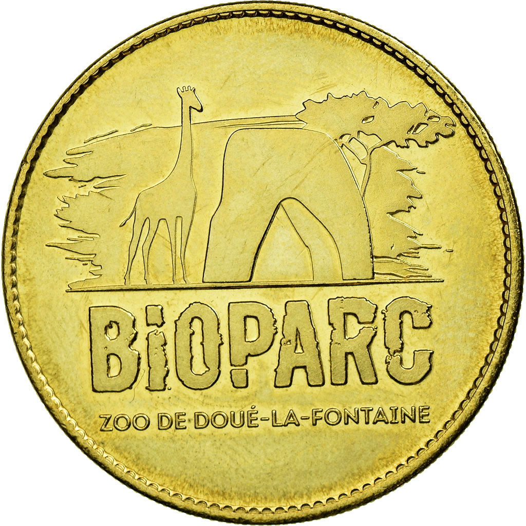France, Token, Touristic token, Doué - le zoo - Fantômes de l'Himalaya, 2018