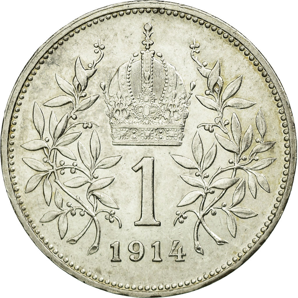 Monnaie, Autriche, Franz Joseph I, Corona, 1914, SUP+, Argent, KM:2820