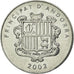 Coin, Andorra, Centim, 2002, MS(60-62), Aluminum, KM:176