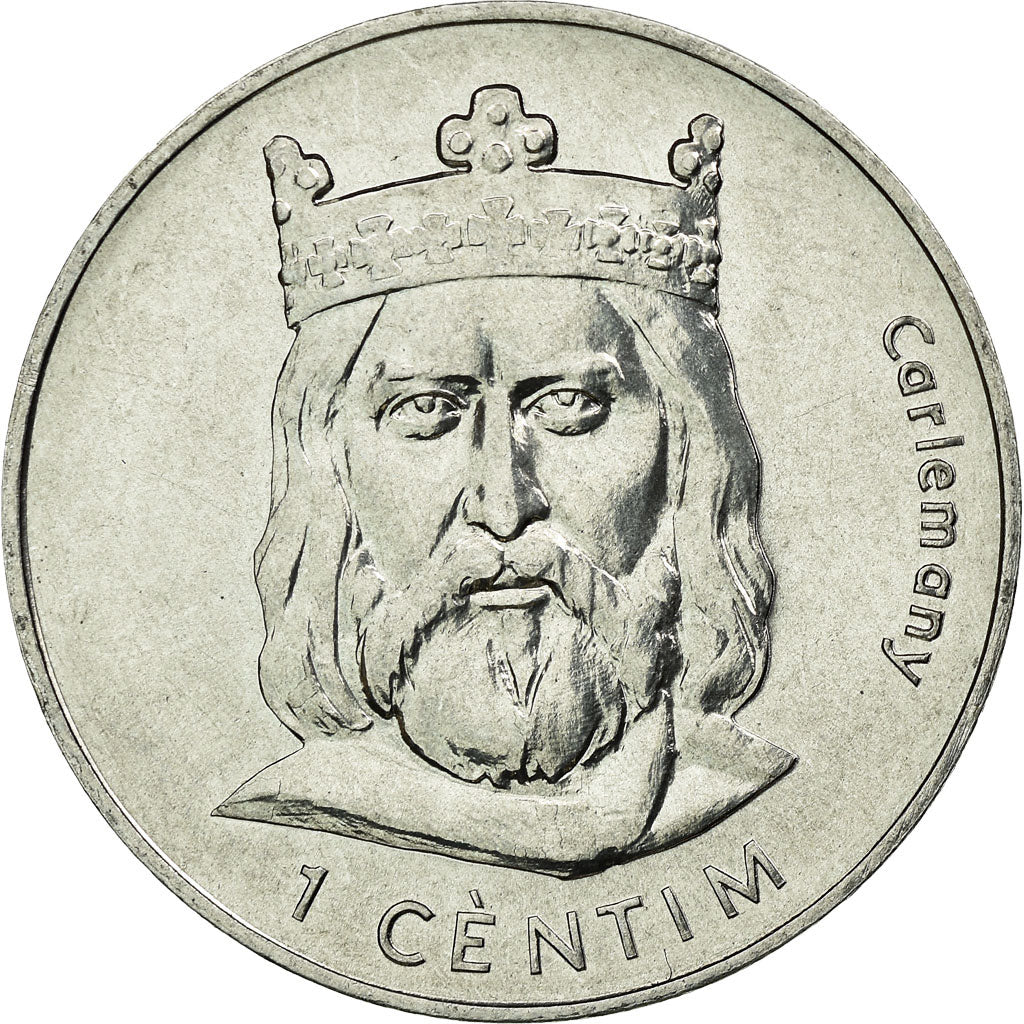 Coin, Andorra, Centim, 2002, MS(60-62), Aluminum, KM:176