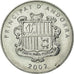 Coin, Andorra, Centim, 2002, MS(60-62), Aluminum, KM:176