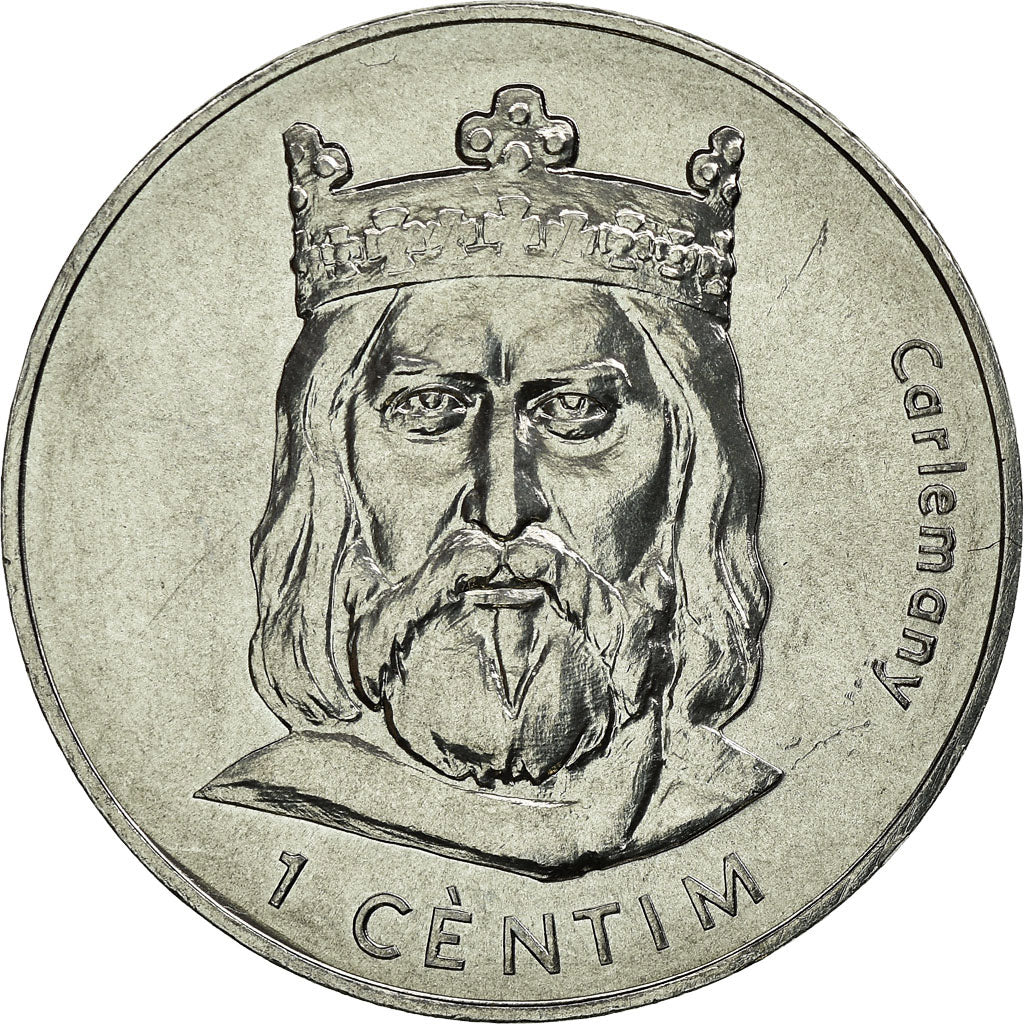 Coin, Andorra, Centim, 2002, MS(60-62), Aluminum, KM:176