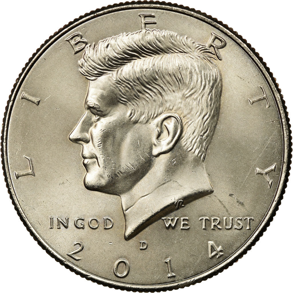 Coin, United States, Half Dollar, 2014, Denver, MS(60-62), Copper-nickel
