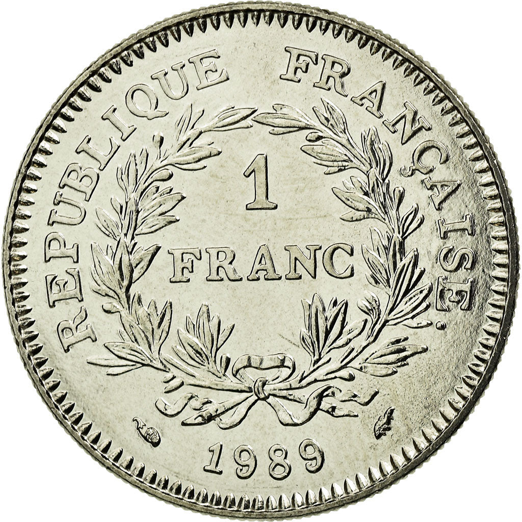 Moneda, Francia, États généraux, Franc, 1989, Paris, SC, Níquel, KM:967