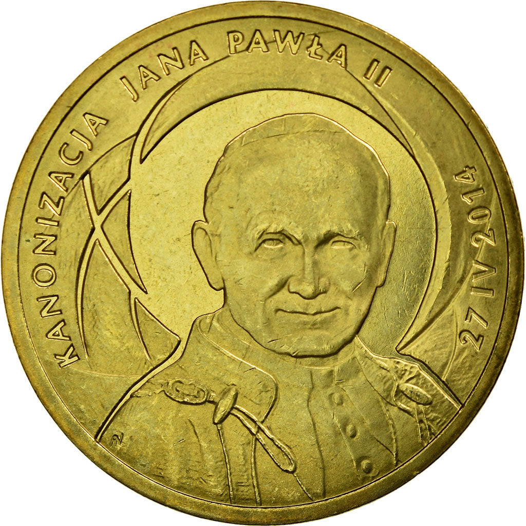 Coin, Poland, 2 Zlote, 2014, Warsaw, AU(55-58), Copper-Aluminum-Nickel, KM:919