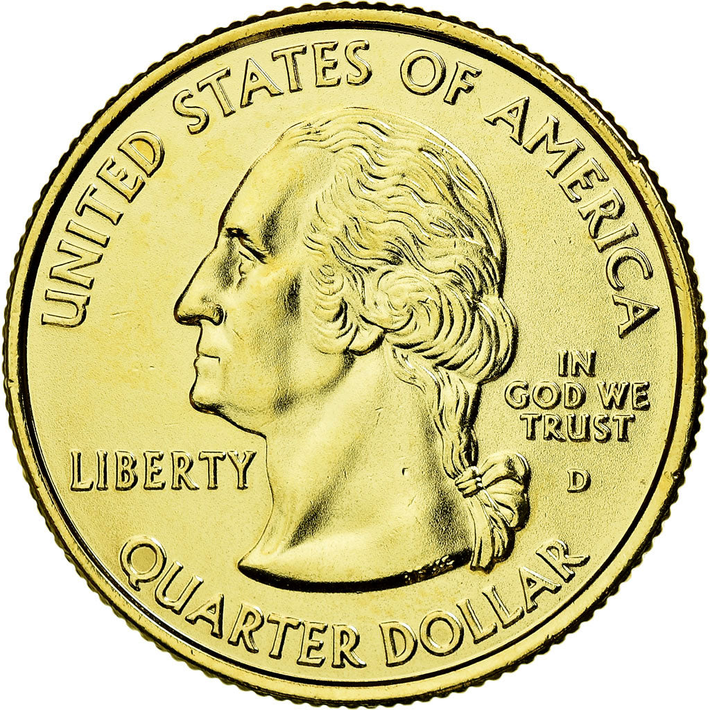 Coin, United States, Quarter, 2008, U.S. Mint, Dahlonega, MS(63), Copper-Nickel