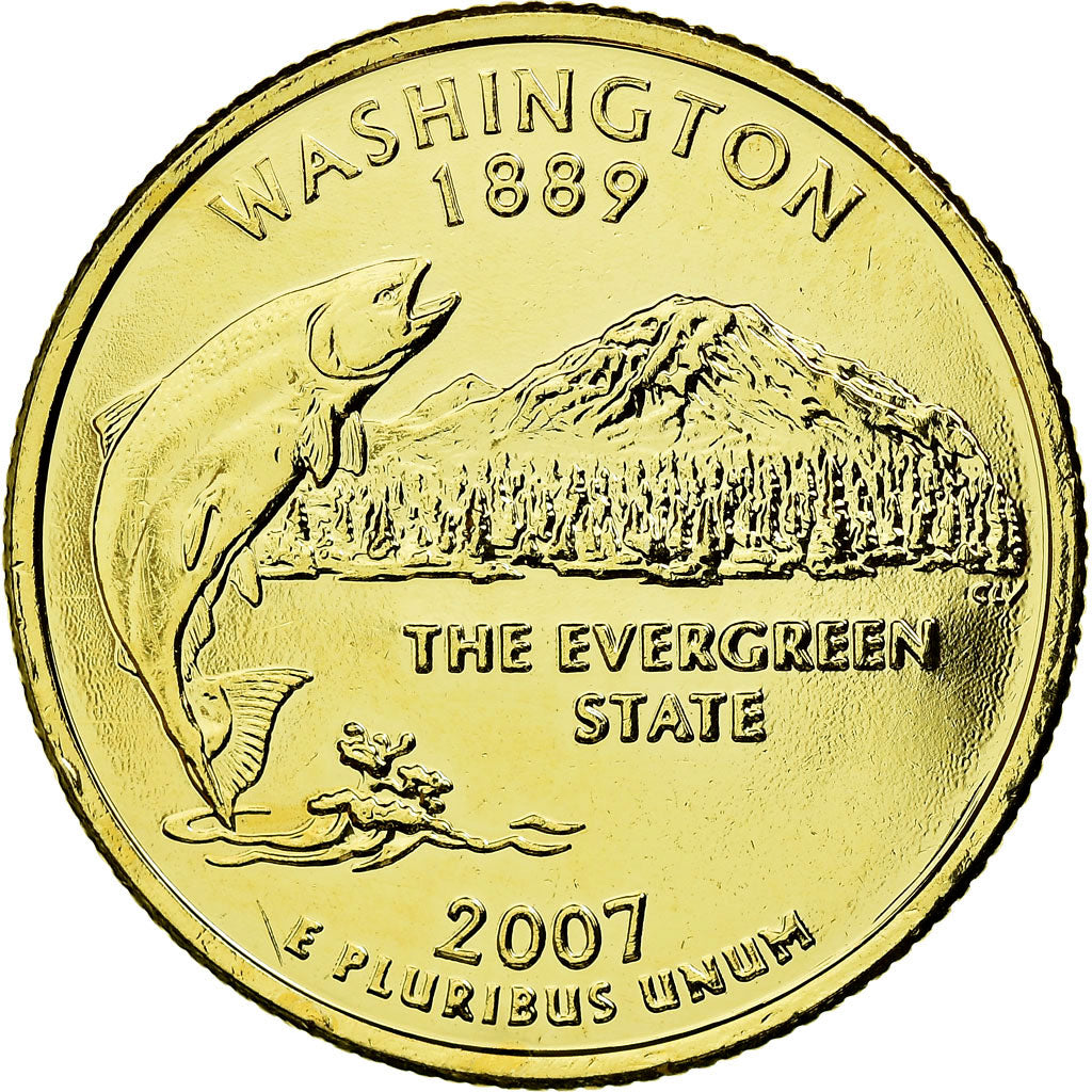 Moneta, USA, Quarter, 2007, U.S. Mint, Denver, MS(63), Miedź-Nikiel powlekany