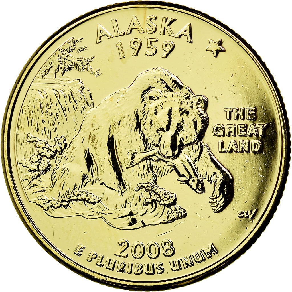 Moneta, Stati Uniti, Quarter, 2008, U.S. Mint, Philadelphia, SPL, Rame ricoperto