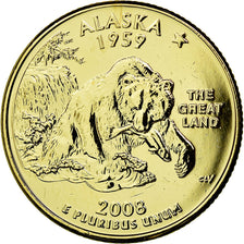 Moneta, Stati Uniti, Quarter, 2008, U.S. Mint, Philadelphia, SPL, Rame ricoperto
