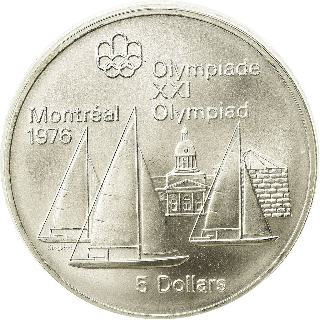 Coin, Canada, Elizabeth II, 5 Dollars, 1973, Royal Canadian Mint, Ottawa