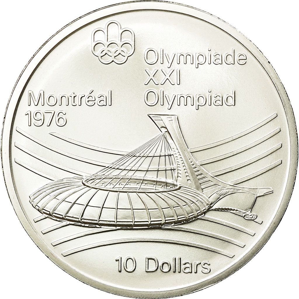 Coin, Canada, Elizabeth II, 10 Dollars, 1976, Royal Canadian Mint, Ottawa