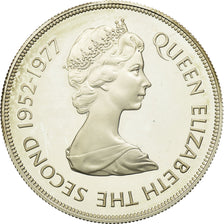 Coin, Falkland Islands, Elizabeth II, 50 Pence, 1977, MS(63), Silver, KM:10a