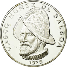 Coin, Panama, Balboa, 1975, U.S. Mint, MS(65-70), Silver, KM:39.1a