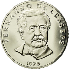 Coin, Panama, 50 Centesimos, 1975, U.S. Mint, MS(65-70), Copper-Nickel Clad