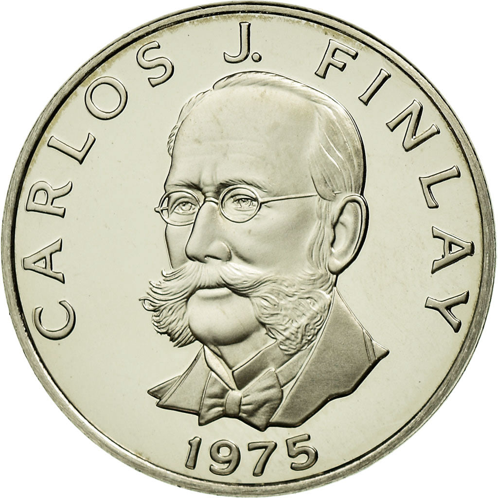 Coin, Panama, 5 Centesimos, 1975, U.S. Mint, MS(65-70), Copper-Nickel Clad