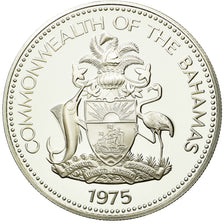 Coin, Bahamas, Elizabeth II, 2 Dollars, 1975, Franklin Mint, U.S.A., MS(65-70)