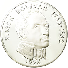 Coin, Panama, 20 Balboas, 1975, U.S. Mint, MS(60-62), Silver, KM:31