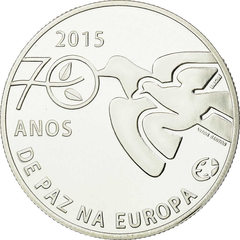 Coin, Portugal, 2-1/2 Escudos, 2015, MS(65-70), Silver