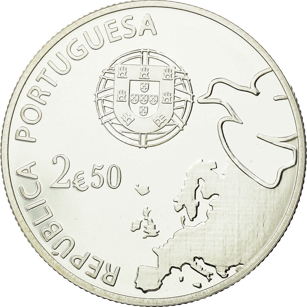 Coin, Portugal, 2-1/2 Escudos, 2015, MS(65-70), Silver