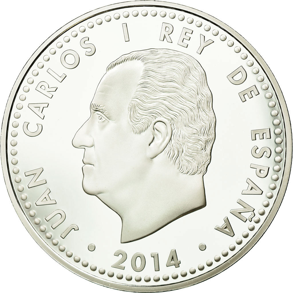 Spagna, 10 Euro, 2014, FDC, Argento, KM:1309